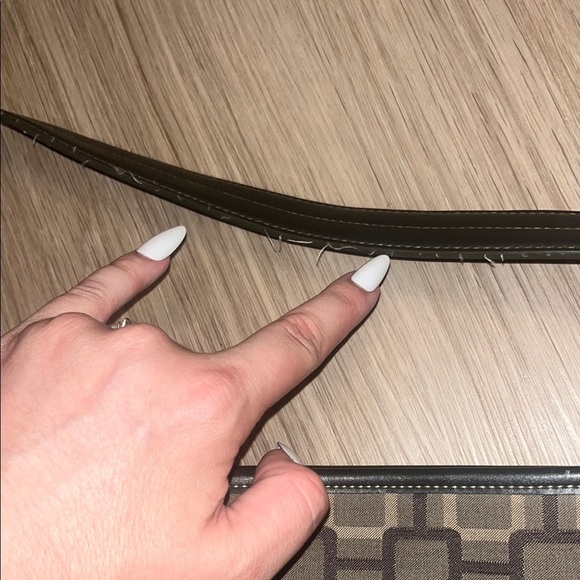 Nine West Stylish Brown Patterned Shoulder Bag (READ DESCRIPTION) - Picture 5 of 15